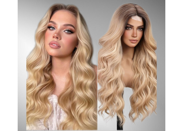 Peruca Baby BLONDE ondulat